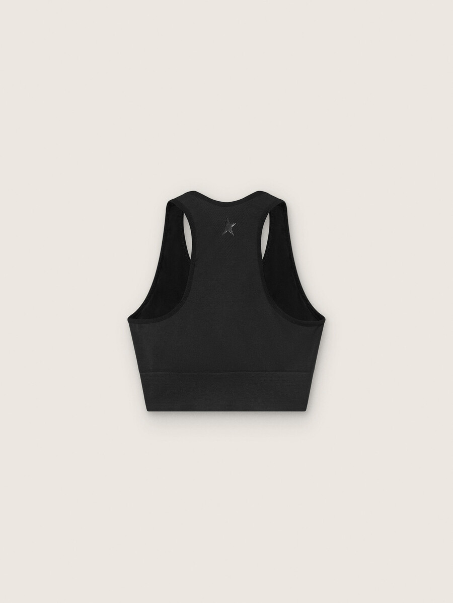 sujetador deportivo negro para mujer