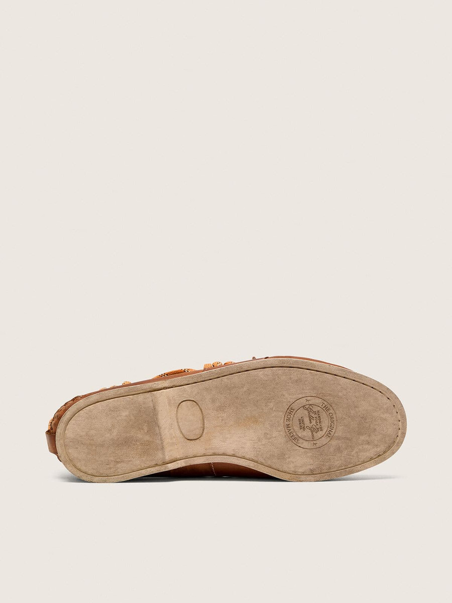 mocasín cruise para hombre en piel color tabaco