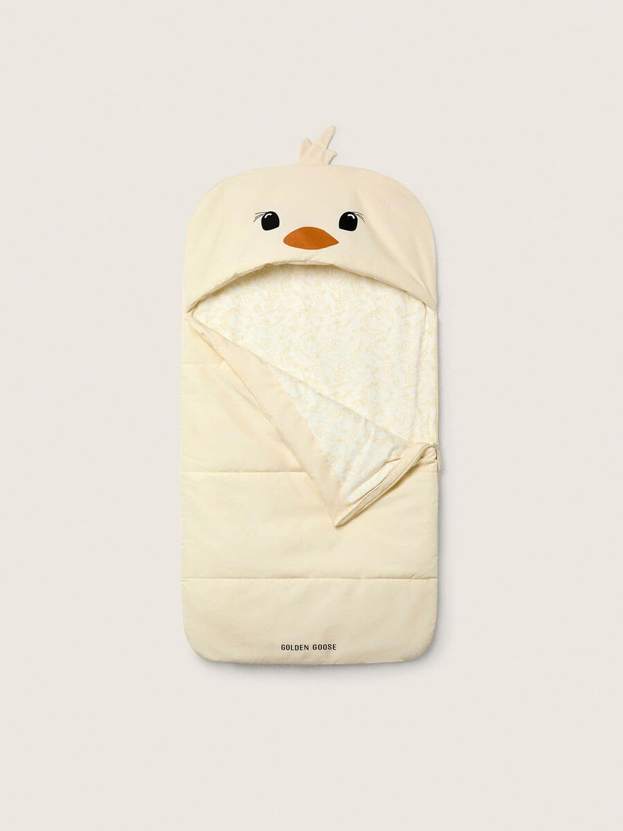 saco de dormir journey baby con forma de pollito en nailon acolchado