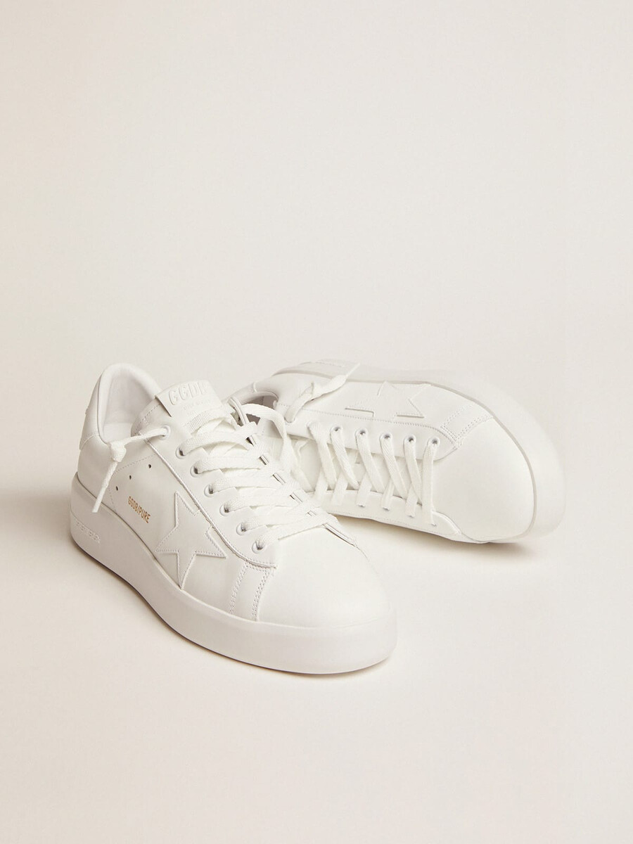 zapatillas purestar para mujer en piel blanca